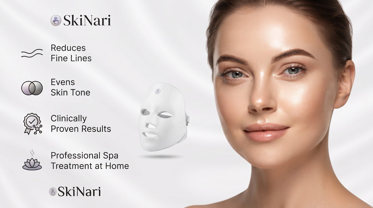 LED Light Therapy Face Mask – Anti-Aging & Acne Treatment
